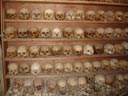 Collection de crnes au monastre du Grand Mtore